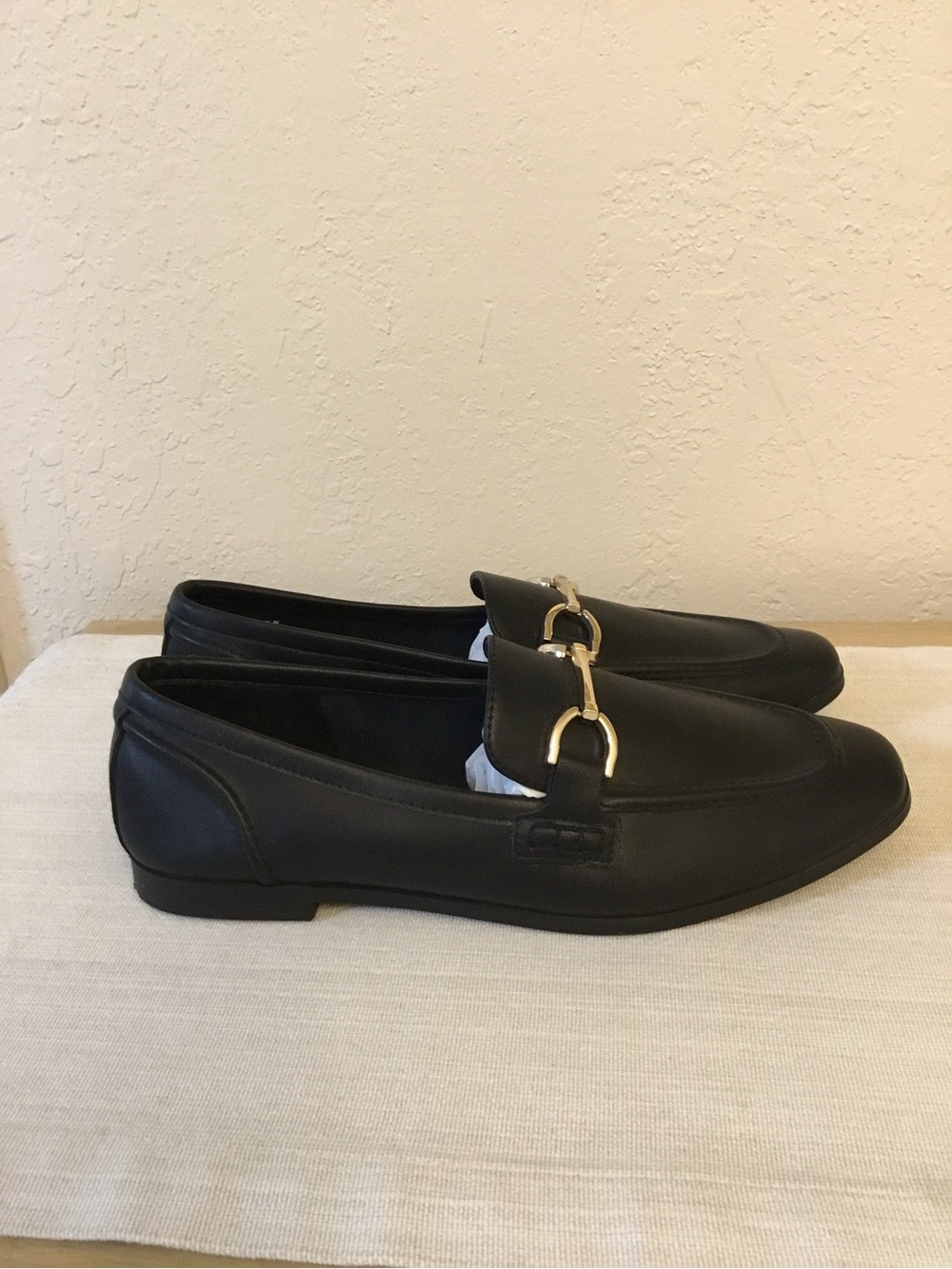 STEVE MADDEN Carrine Black Leat - Shoes Low Black Woman size 8